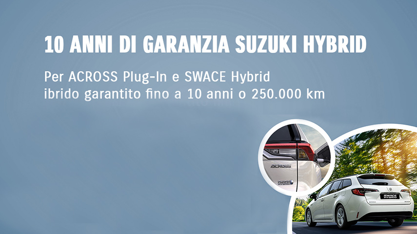 Suzuki 10 Anni di Garanzia Verona Promozioni 2